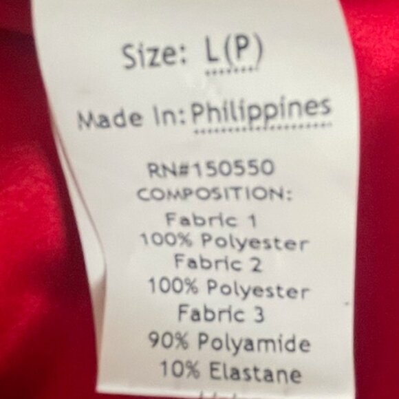 House of CB Jennica Red Rose Satin and Lace Mini Dress - Picture 9 of 9